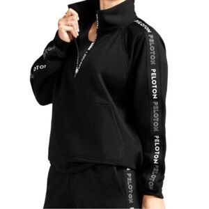 Peloton Quarter Zip Black Jacket